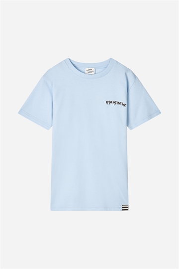 Mads Nørgaard Printed Thorlino Tee - Cashmere Blue